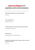 Advanced Rigging Test &ndash; Crane Operations Practice Questions with Answers