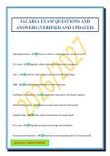 3A2 ABSA EXAM QUESTIONS AND ANSWERS &lpar;VERIFIED AND UPDATED&rpar;