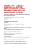 CRIM 101 Exam 1 COMPLETE QUESTIONS AND CORRECT DETAILED ANSWERS &lpar;VERIFIED ANSWERS&rpar; &vert;ALREADY GRADED A&plus;&vert;&vert;BRAND NEW VERSION&excl;&excl;