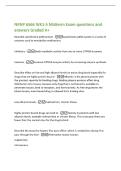 NRNP 6566 WK1-5 Midterm Exam questions and  answers Graded A&plus; 