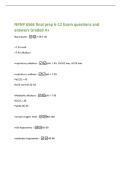 NRNP 6566 final prep 6-12 Exam questions and  answers Graded A&plus; 