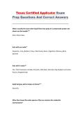 Texas Certified Applicator Exam Prep &ndash; Practice Questions with Answers