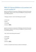 NRSG 2700 Exam 4 &lpar;Units 6&7&rpar; questions and  answers graded A&plus; 