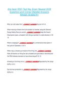Nra basic RSO Test Key Exam Newest 2026  Questions and Correct Detailed Answers  Already Graded A&plus; 