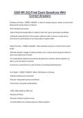 2026 NR 222-Final Exam Questions With Correct Answers 
