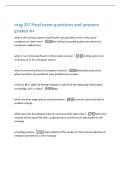 nrsg 257 final exam questions and answers  graded A&plus; 