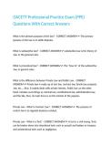 OACETT Professional Practice Exam &lpar;PPE&rpar; Questions With Correct Answers&period;
