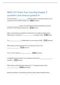 NRSG 257 Check Your Learning Chapter 2  questions and answers graded A&plus; 