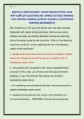 MARYVILLE NURS 623 EXAM 4 LATEST 2026-2027 ACTUAL EXAM  WITH COMPLETE QUESTIONS AND CORRECT DETAILED ANSWERS  &lpar;100&percnt; VERIFIED ANSWERS&rpar; &vert;ALREADY GRADED A&plus;&vert; &vert;&vert;PROFESSOR  VERIFIED&vert;&vert; &vert;&vert;BRANDNEW&excl;&excl;&excl;&vert;&vert;