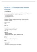 NSGA 140 &ndash; Final questions and answers  graded A&plus; 