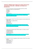 NEWEST VERSION 2026 COMLEX-USA PRACTICE EXAM QUESTIONS WITH 100&percnt; VERIFIED ANSWERS PLUS RATIONALE&period;