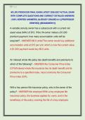 MI LIFE PRODUCER FINAL EXAM LATEST 2026-2027 ACTUAL EXAM  WITH COMPLETE QUESTIONS AND CORRECT DETAILED ANSWERS  &lpar;100&percnt; VERIFIED ANSWERS&rpar; &vert;ALREADY GRADED A&plus;&vert; &vert;&vert;PROFESSOR  VERIFIED&vert;&vert; &vert;&vert;BRANDNEW&excl;&excl;&excl;&vert;&vert; 