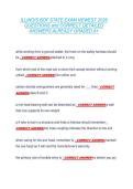 ILLINOIS BOF STATE EXAM NEWEST 2026  QUESTIONS and CORRECT DETAILED  ANSWERS ALREADY GRADED A&plus; 