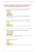 PHYSICS &lpar;MECHANICS & ELECTRICITY&rpar; TESTS QUESTIONS WITH 100&percnt; VERIFIED ANSWERS PLUS RATIONALES&period;