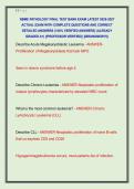 NBME PATHOLOGY FINAL TEST BANK EXAM LATEST 2026-2027  ACTUAL EXAM WITH COMPLETE QUESTIONS AND CORRECT  DETAILED ANSWERS &lpar;100&percnt; VERIFIED ANSWERS&rpar; &vert;ALREADY  GRADED A&plus;&vert; &vert;&vert;PROFESSOR VERIFIED&vert;&vert; &vert;&vert;BRANDNEW&excl;&excl;&excl;&vert;&vert;