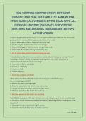 HESI COMPASS COMPREHENSIVE EXIT EXAM 2026&sol;2027 AND PRACTICE EXAM TEST BANK WITH A STUDY GUIDE &vert; ALL VERSIONS OF THE EXAM WITH ALL MODULES COVERED &vert; ACCURATE AND VERIFIED QUESTIONS AND ANSWERS FOR GUARANTEED PASS &vert; LATEST UPDATE