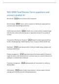 NSG 5000 Final Review Terms questions and  answers graded A&plus; 