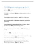 NSG 3301 questions and answers graded A&plus; 