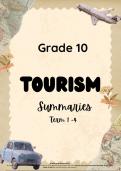 Grade 10 - Tourism Summaries 