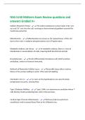 NSG 5140 Midterm Exam Review questions and  answers Graded A&plus; 