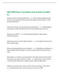NSG 3850 Exam 3 questions and answers Graded  A&plus; 