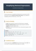 Simplifying Rational Expressions &colon; Math