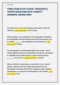 TFM02 EXAM STUDY GUIDE &vert; FREQUENTLY  TESTED QUESTIONS WITH CORRECT  ANSWERS &vert; BRAND NEW&excl;