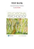 Educational Psychology 14th Edition &mdash; by Anita Woolfolk &mdash; Complete Test Bank &lpar;Ch&period;1-15&rpar;