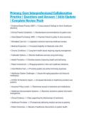 Primary Care Interprofessional Collaborative Practice &vert; Questions and Answers &vert; 2026 Update &vert; Complete Review Pack