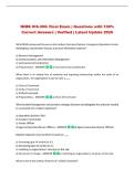 NIMS ICS-300&colon; Final Exam &vert; Questions with 100&percnt; Correct Answers &vert; Verified &vert; Latest Update 2026