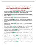 ICS 300 Pretest for Intermediate Incident Systems Exam &vert; Questions with 100&percnt; Correct Answers &vert; Verified &vert; Latest Update 2026