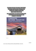 Canadian Income Taxation&comma; 2023-2024&comma; Planning and Decision Making 26th Edition By William