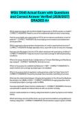 WGU D545 Actual Exam with Questions and Correct Answer Verified &lpar;2026-2027&rpar; GRADED A&plus;&period;