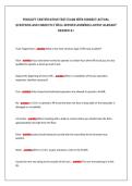 ForkliFt CertiFiCation test eXaM WitH CorreCt aCtUal QUestions anD CorreCtlY Well DeFineD ansWers latest alreaDY GraDeD a&plus;