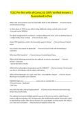 TCCC Pre-Test with all Correct & 100&percnt; Verified Answers &vert;Guaranteed to Pass