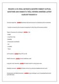 Finance 2164 Final Review eXaM wiTH cORRecT acTUal QUeSTiOnS anD cORRecTlY well DeFineD anSweRS laTeST alReaDY GRaDeD a&plus;