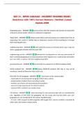 DAY 21- MPDS CAD2CAD - INCIDENT SHARING E&KHcy;&Acy;M &vert; Questions with 100&percnt; Correct Answers &vert; Verified &vert; Latest Update 2026