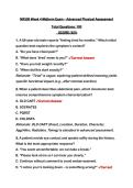 NR509 Week 4 Midterm Exam &ndash; Advanced Physical Assessment Total Questions&colon; 100  SCORE&colon; 92&percnt;