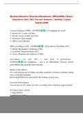 Myeloproliferative Disorders&sol;Neoplasms &lpar;MPDs&sol;MPNs&rpar; Exam &vert; Questions with 100&percnt; Correct Answers &vert; Verified &vert; Latest Update 2026