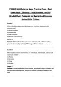 PRAXIS 5005 Science Mega Practice Exam &vert; Real Exam-Style Questions&comma; Full Rationales&comma; and A&plus; Graded Study Resource for Guaranteed Success &lpar;Latest 2026 Edition&rpar; 
