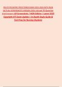 RN ATI PEDIATRIC PROCTORED EXAM 2023-2024 WITH NGN &lpar;ACTUAL SCREENSHOTS VERSION 2026 &rpar; Actual 70 Question And Answers All Screenshots &vert; NGN Edition &vert; Latest 2025 Copyright ATI Exam Update &vert; In-Depth Study Guide & Test Prep for Nursing Students