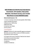 NUR 254 Maternal & Child Nursing Comprehensive Exam Bundle &vert; 190&plus; Questions&comma; Step-by-Step Rationales&comma; Case-Based Learning&comma; and A&plus; Graded Study Resource &lpar;Latest 2025&sol;2026 Update&rpar; NUR 254 Maternal & Child Nursing Comprehensive Exam Bundle &vert; 190&plus; Questions&comma; 