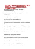 2A HOISTING LICENSE QUESTIONS WITH CORRECT VERIFIED ANSWERS 2025-2026 LATEST UPDATE