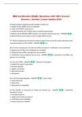 EMD Certification EXAM &vert; Questions with 100&percnt; Correct Answers &vert; Verified &vert; Latest Update 2026