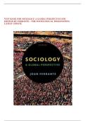 Test Bank for Sociology A Global Perspective 8th Edition by Ferrante Comprehensive Exam Questions and Answers for Sociology Students Success