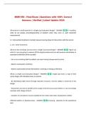 MSW 550 - Final Exam &vert; Questions with 100&percnt; Correct Answers &vert; Verified &vert; Latest Update 2026