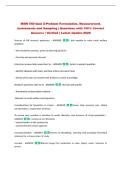 MSW 550 Quiz 2-Problem Formulation&comma; Measurement&comma; Instruments and Sampling &vert; Questions with 100&percnt; Correct Answers &vert; Verified &vert; Latest Update 2026