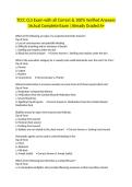 TCCC CLS Exam with all Correct & 100&percnt; Verified Answers &vert;Actual Complete Exam &vert;Already Graded A&plus;