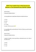 NRRPT Prep Complete Exam Verified Questions and Solutions A&plus; Pass Guaranteed&excl; Latest 2026&sol;2027 Updated