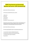 NRRPT Prep Detection and Measurement Questions And Answers - 100&percnt; Guaranteed Pass&excl;